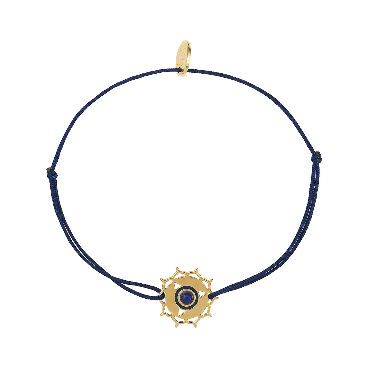 BRACELET CORDON CHAKRAS "I SPEAK" LAPIS LAZULI