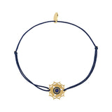 BRACELET CORDON CHAKRAS "I SPEAK" LAPIS LAZULI