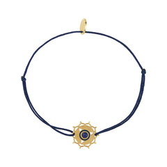 BRACELET CORDON CHAKRAS "I SPEAK" LAPIS LAZULI