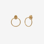 BOUCLES D'OREILLES DORÉES - CIRCLE