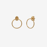 BOUCLES D'OREILLES DORÉES - CIRCLE