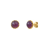 BOUCLES D'OREILLES CORDELIA AMETHYSTE
