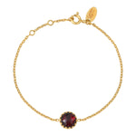 BRACELET CORDELIA GRENAT