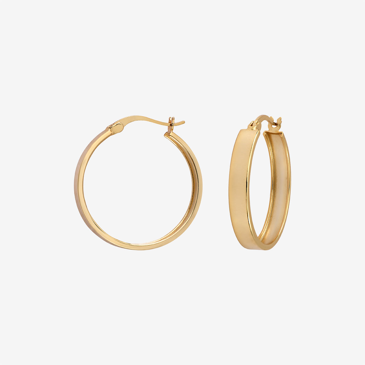 GOLD CREOLES - FIONA