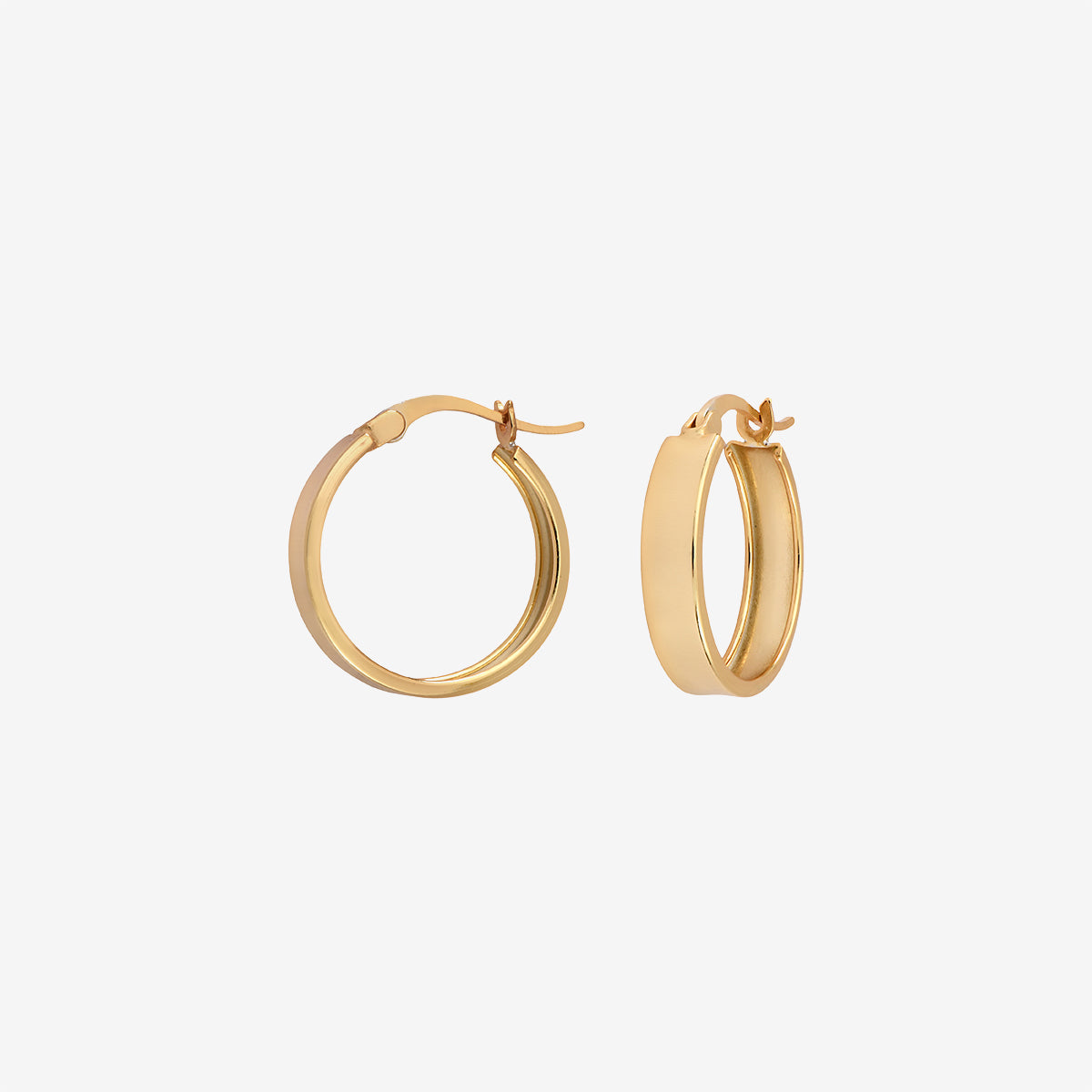 GOLD CREOLES - FIONA