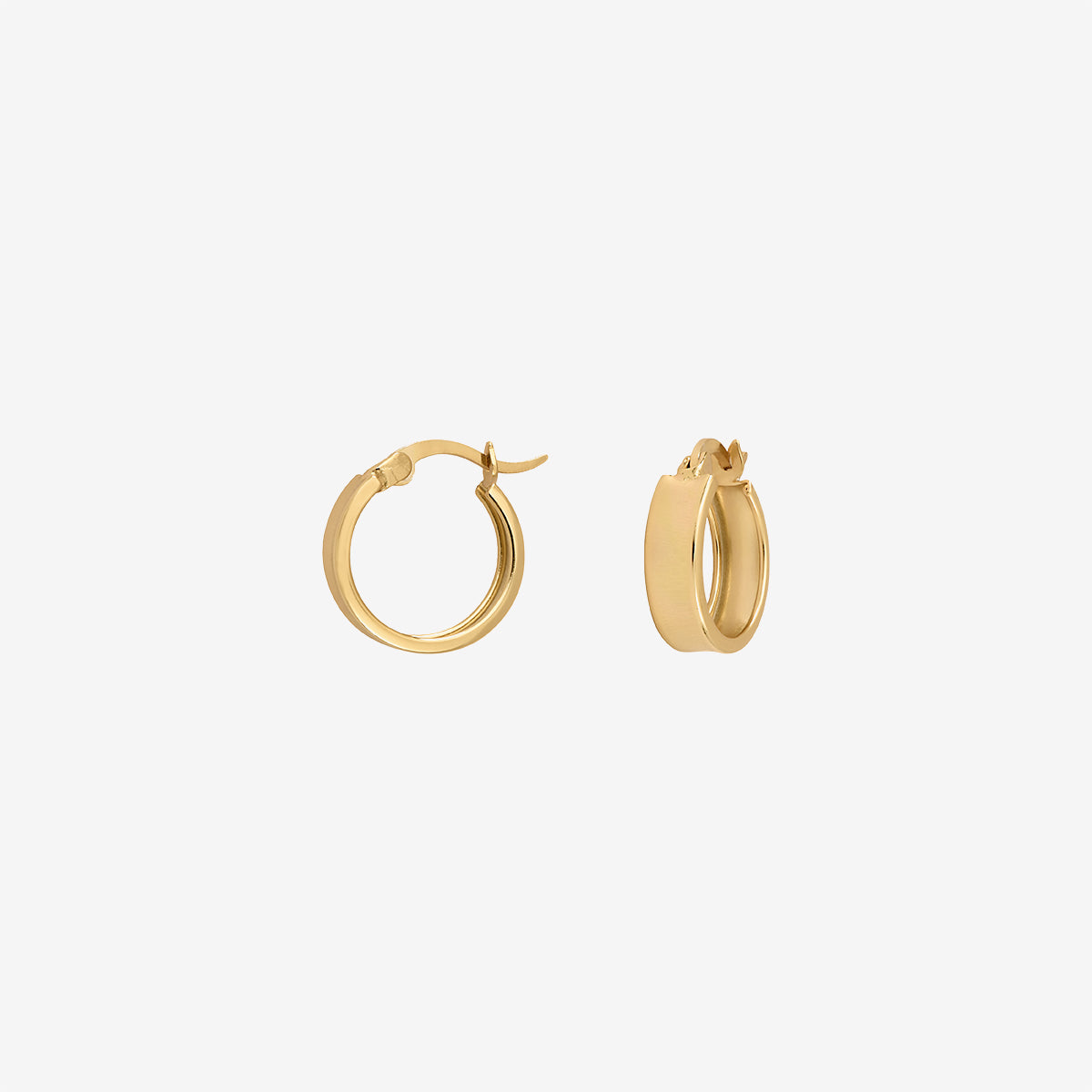 GOLD CREOLES - FIONA