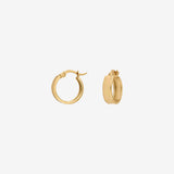 GOLD CREOLES - FIONA