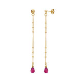 Boucles d’oreilles longues DANAÉ N°49
