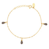 Bracelet DANAÉ quartz fumé