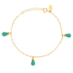 BRACELET DANAE QUARTZ VERT