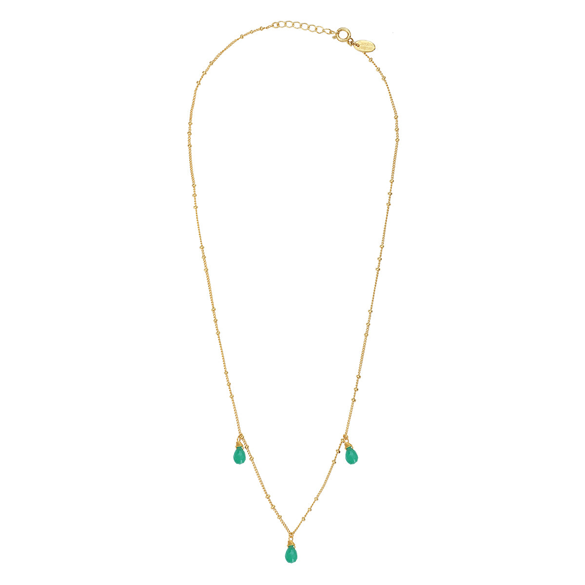 COLLIER DANAE QUARTZ VERT