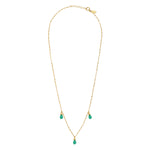 COLLIER DANAE QUARTZ VERT