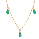 COLLIER DANAE QUARTZ VERT