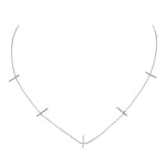COLLIER BARRETTE ARGENT - DISCO