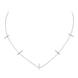 COLLIER BARRETTE ARGENT - DISCO