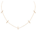 COLLIER DORÉ BARRETTE - DISCO