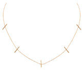 COLLIER DORÉ BARRETTE - DISCO