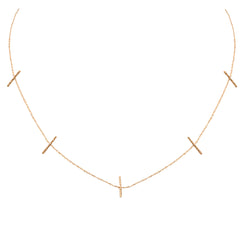 COLLIER DORÉ BARRETTE - DISCO