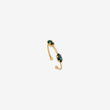 Bague double DIVINE emerald