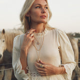 Collier GM DUBARRY quartz rose
