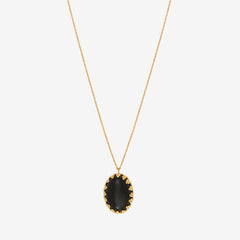 Collier doré onyx petit modèle - DUBARRY