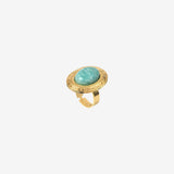 Bague ovale EDEN amazonite