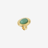 Bague ovale EDEN aventurine