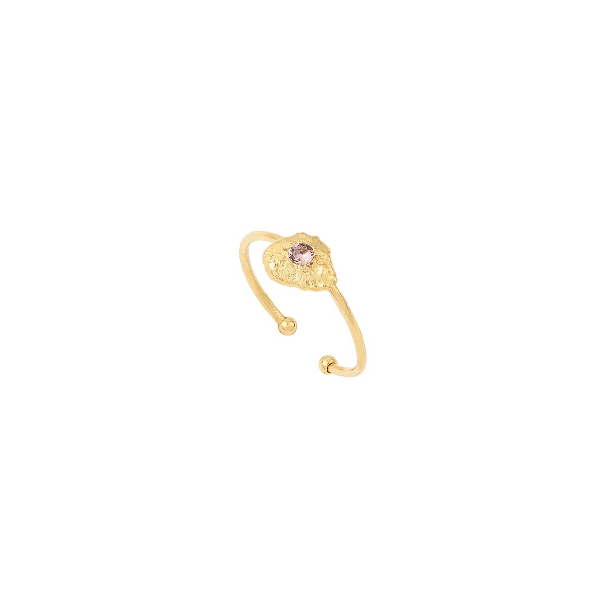 BAGUE DORÉE - ELEVEN VINTAGE ROSE