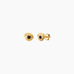 Boucles d'oreilles dorées jet - ELEVEN