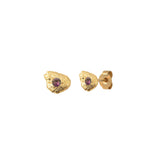 BOUCLES D'OREILLES LILAC SHADOW DORÉES - ELEVEN