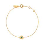 BRACELET DORÉ EMERALD - ELEVEN