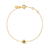 BRACELET DORÉ EMERALD - ELEVEN