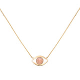COLLIER PM EROS QUARTZ ROSE