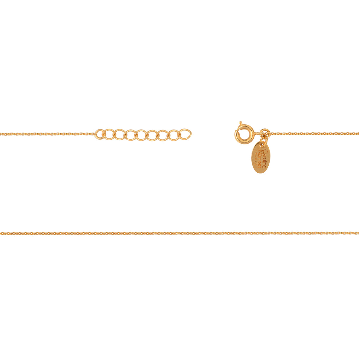 COLLIER ONYX ROSE DORÉ - SERTI PETIT MODELE