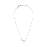 COLLIER AIGUE MARINE ARGENT -  FIDJI