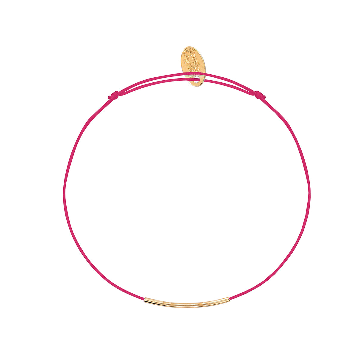 BRACELET CORDON FUCHSIA - FINELINE