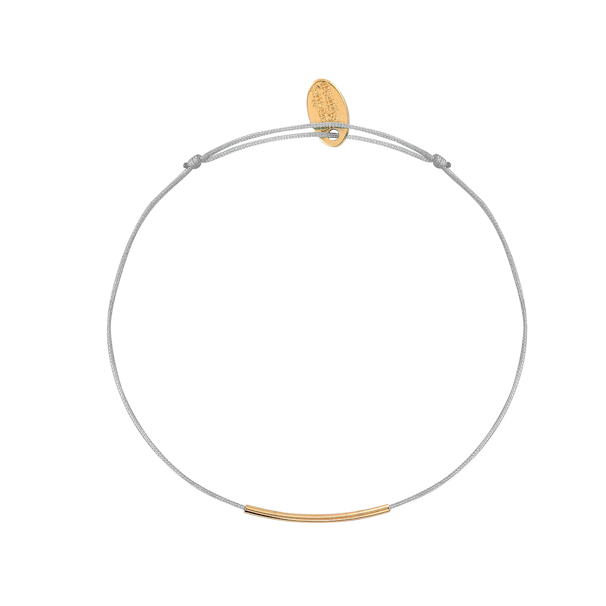 BRACELET CORDON GRIS -  FINELINE