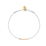 BRACELET CORDON GRIS -  FINELINE