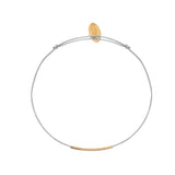 BRACELET CORDON GRIS -  FINELINE