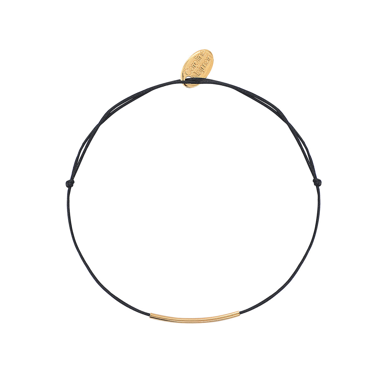 BRACELET CORDON NOIR -  FINELINE