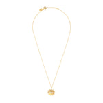 COLLIER NACRE BLANCHE  DORÉ -  FREYA
