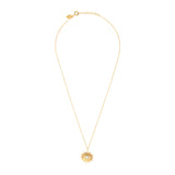 COLLIER NACRE BLANCHE  DORÉ -  FREYA