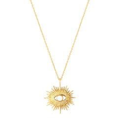 COLLIER NACRE BLANCHE  DORÉ -  FREYA
