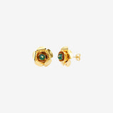 Boucles d’oreilles FRIDA agate verte