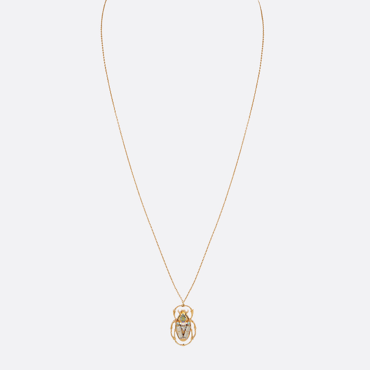 COLLIER SAUTOIR DORÉ BLANC - IMPERIAL