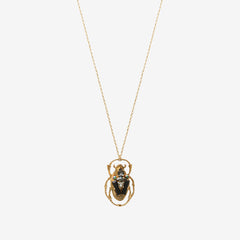 COLLIER SAUTOIR DORÉ NOIR - IMPERIAL