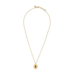 COLLIER AMETHYSTE DORÉ - IRIS