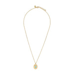COLLIER AMAZONITE DORÉ -  IRIS