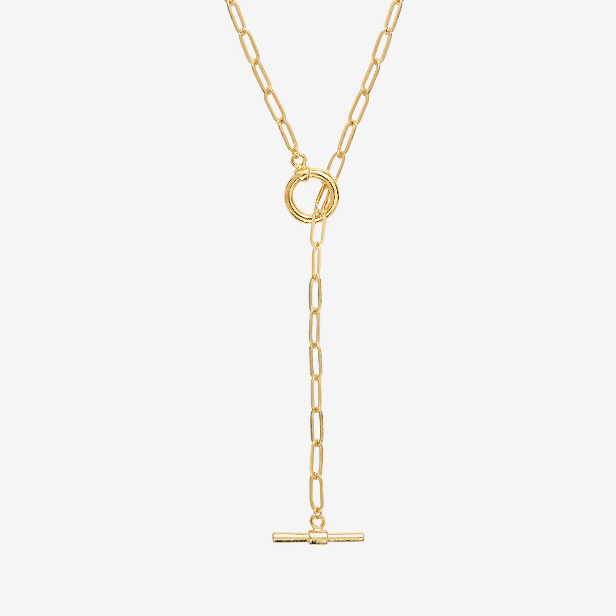 COLLIER / BRACELET 3 TOURS DORÉ - JANIS