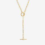 COLLIER / BRACELET 3 TOURS DORÉ - JANIS